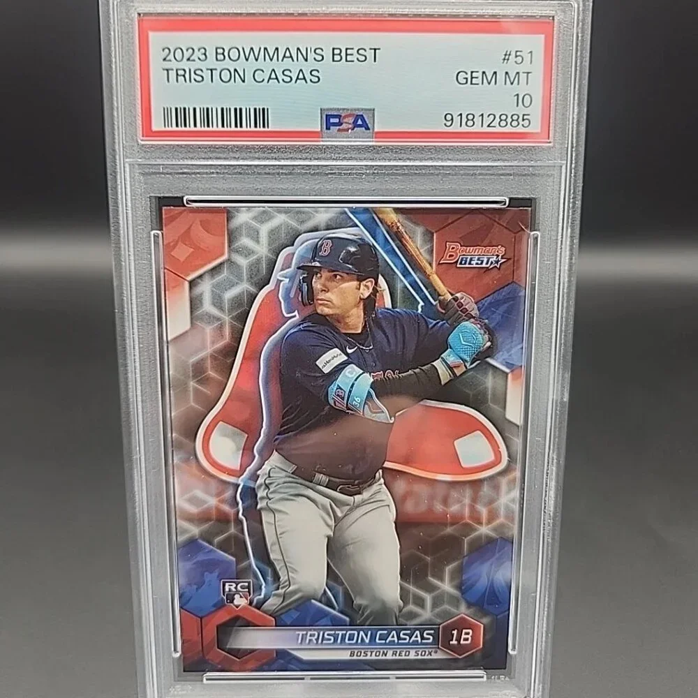 Triston Casas 2023 Bowman's Best Rookie RC PSA 10 GEM Low Population